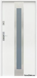 CUSTOM-MADE EXTERNAL DOOR W11 80/90 WHITE ANTHRACITE