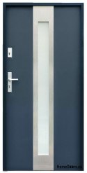 CUSTOM-MADE EXTERNAL DOOR W11 80/90 WHITE ANTHRACITE
