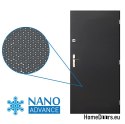Exterior doors Polish steel 72mm Saturn 01 80 90