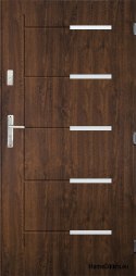 Steel exterior entrance door 55mm KANKAN 80 90
