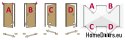 Steel exterior entrance door 55mm KANKAN 80 90