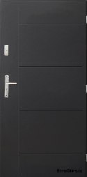 Exterior doors Polish steel 55mm SWING 80 90