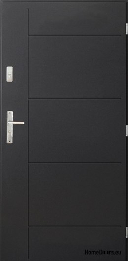 Exterior doors Polish steel 55mm SWING 80 90