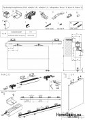 SLIDING SYSTEM WITH ADJUSTABLE WALL MOUNT