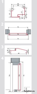 EXTERNAL DOORS TO SIZE WHITE, anthracite FOAM