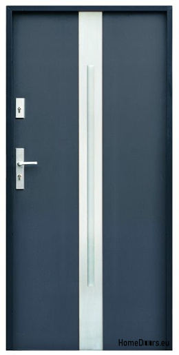 EXTERNAL DOORS TO SIZE W18 80/90 WHITE ANTHRACITE, FOAM