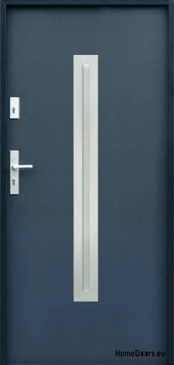 CUSTOM-MADE EXTERNAL DOORS W23 WHITE ANTHRACITE, FOAM