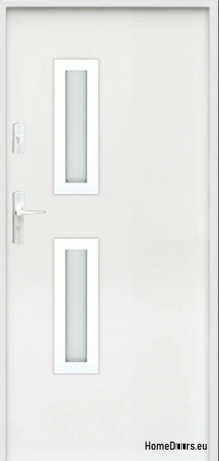 CUSTOM-MADE EXTERNAL DOOR W17 ANTHRACITE, WHITE FOAM CUSTOM-MADE EXTERNAL DOOR W17 ANTHRACITE, WHITE FOAM