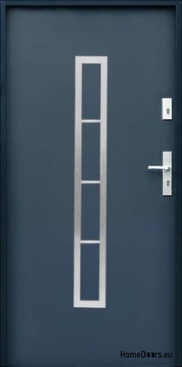 EXTERNAL DOORS TO SIZE A2 ANTHRACITE WHITE FOAM
