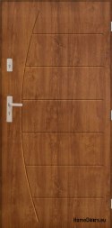 Exterior doors THICK 72mm POLISH WARM 80 90