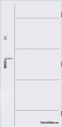 Exterior doors Polish steel 55mm SWING 80 90