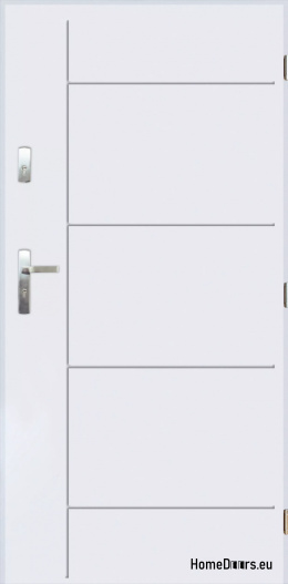 Exterior doors Polish steel 55mm SWING 80 90