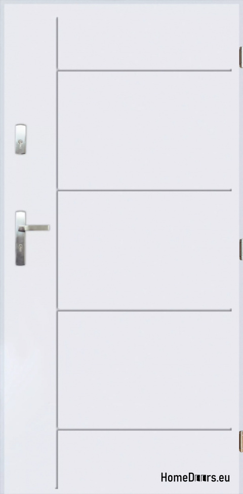 Exterior doors Polish steel 55mm SWING 80 90 Exterior doors Polish steel 55mm SWING 80 90