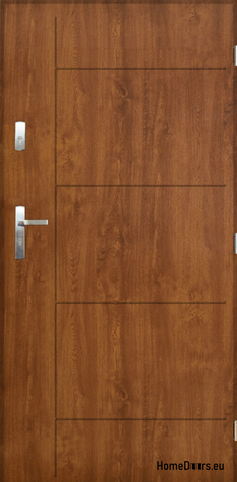 Exterior doors Polish steel 55mm SWING 80 90 Exterior doors Polish steel 55mm SWING 80 90
