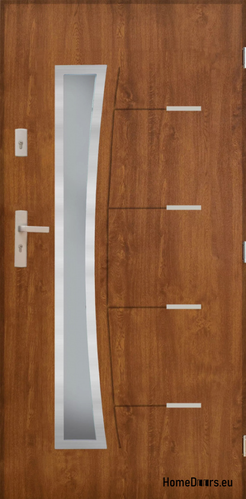 Exterior doors Polish steel 72mm Saturn 01 80 90 Exterior doors Polish steel 72mm Saturn 01 80 90