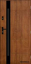Steel exterior door 72mm Dorado 01 80/90 WARM