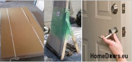 CUSTOM-MADE EXTERNAL DOORS W17 100L BLACK, FOAM