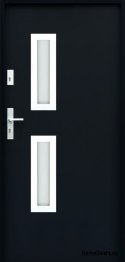 CUSTOM-MADE EXTERNAL DOOR W17 90P BLACK, FOAM
