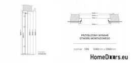 ENTRANCE DOOR 68MM ENERGY-SAVING STRATUS TOPAZ