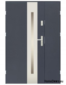 DOUBLE-LEAF ENTRANCE DOOR JUPITER ARTES 120