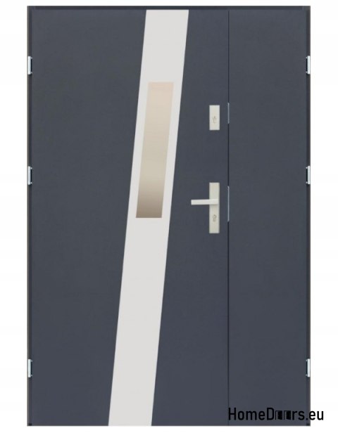 DOUBLE-LEAF ENTRANCE DOOR JUPITER COMO 120