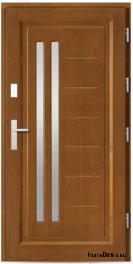 Exterior doors, wooden oak 75 mm DARIA
