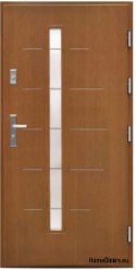 Exterior doors wooden pine 74 mm ARIE