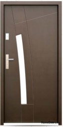 Exterior doors wooden pine 74 mm ELIZA