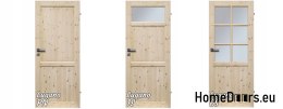 INTERIOR DOORS LUGANO WOOD PINE WC POLISH 80