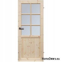 INTERIOR DOOR NORMANDY PINE ROOM 70 GLASS