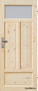 VERONA WOODEN DOOR TOILET PINE 60
