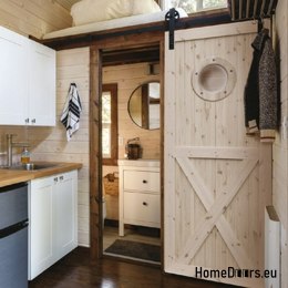 WOODEN DOORS FOR BATHROOM PINE RADEX LOFT OX 90