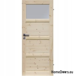 WOODEN DOORS BATHROOM GLASS RADEX LISBON 1S 80