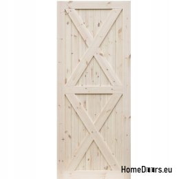 WOODEN PINE DOORS FULL RADEX LOFT XX 80