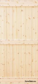 WOODEN PINE SLIDING DOOR LOFT RUSTIC E 70