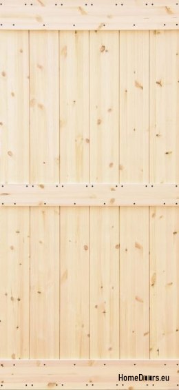 WOODEN PINE SLIDING DOOR LOFT RUSTIC E 70
