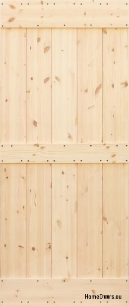 DRZWI DREWNIANE SOSNOWE PRZESUWNE LOFT RUSTIC E 90
