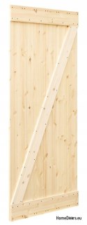 WOODEN PINE SLIDING DOOR LOFT RUSTIC Z 70