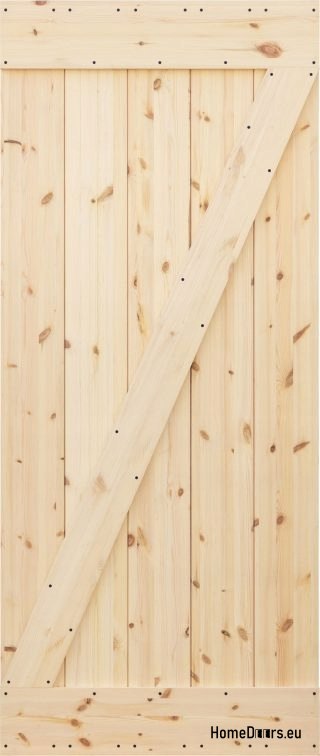 WOODEN PINE SLIDING DOOR LOFT RUSTIC Z 70 WOODEN PINE SLIDING DOOR LOFT RUSTIC Z 70