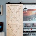 RAW PINE WOODEN DOORS RADEX LOFT ZZ 60