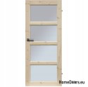 GLAZED WOODEN DOOR 4SHOOT RADEX LISBON 4S 90