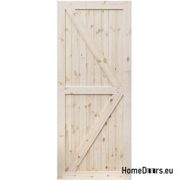 RAW WOOD KNOTTED DOORS RADEX LOFT II 70