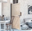 RAW WOOD KNOTTED DOORS RADEX LOFT II 70