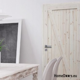 KNOTTED WOODEN DOORS RAW RADEX LOFT WITH 90