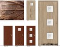 Bathroom door with glass ventilation TIGA II 80