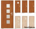 Bathroom door toilet with glass ventilation TRE 70