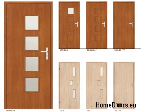 Bathroom door toilet with glass ventilation TRE 80 Bathroom door toilet with glass ventilation TRE 80