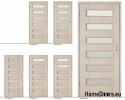 Interior door with glass for room MODENA 80