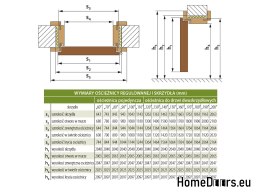 Adjustable frame MDF OR-1, 300-320 mm