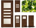 Bathroom doors with glass ventilation ZEBRA 60